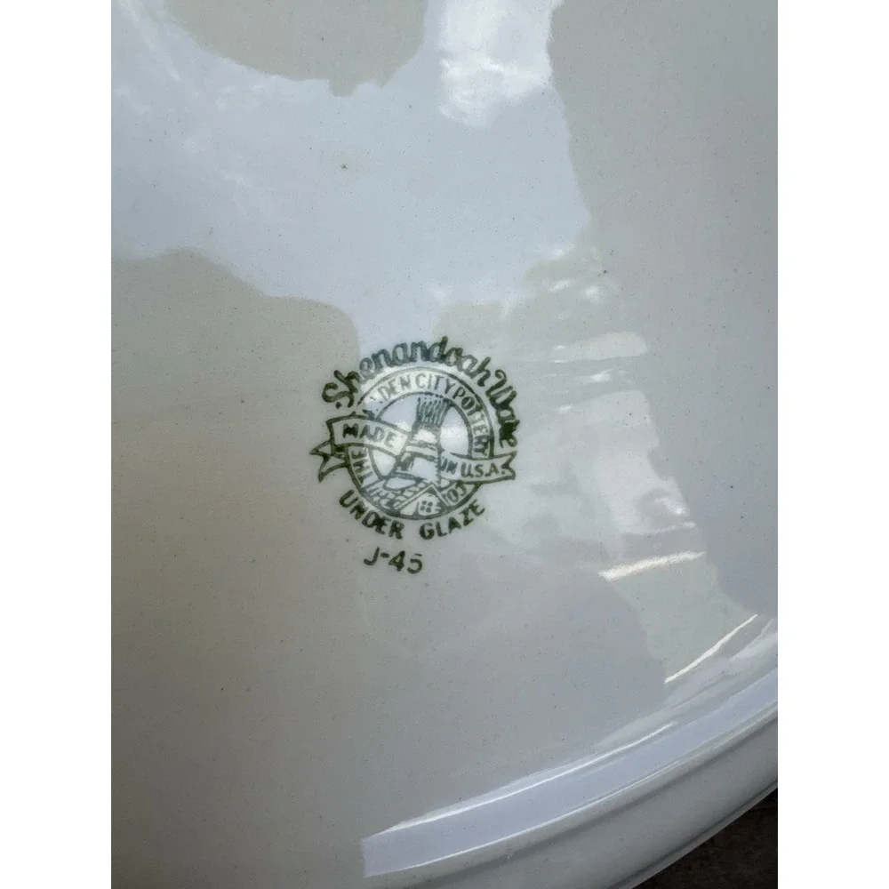 SHENANDOAH WARE Paden City‎ Pottery Platter Plate Bowl Dish Under Glaze USA